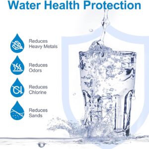 NSF Certified RV Inline Water Filter, 20 Microns, Reduces Bad Taste & Odors, Chlorine - 4 Pack