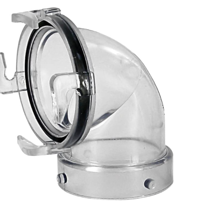 Valterra T1023 ClearView 90° Hose Adapter