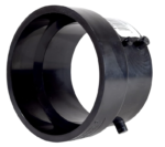 Valterra T1029-2 Termination Adapter - 3" Bayonet x 3" Hub, Black