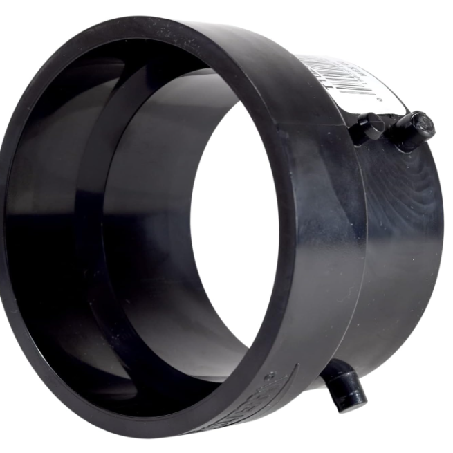 Valterra T1029-2 Termination Adapter - 3" Bayonet x 3" Hub, Black