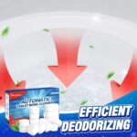 Vacplus Toilet Bowl Cleaner Tablets 20 Pack: Bleach Automatic Cleaners