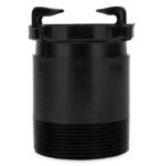 Camco 39422 3" Sewer Fitting, Permanent Plumbing Adapter - Silver