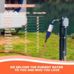 WELLUCK RV Camper Inline Water Filter: Chlorine & Odor Reduction - 4 Pack