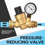 RVGUARD RV Water Pressure Regulator Valve - Brass Lead-Free