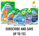 Scrubbing Bubbles Toilet Gel Stamps: Rainshower Scent, 1 Dispenser + 6 Stamps