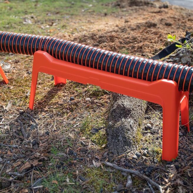 Camco Rhino RV Sewer Hose Support | Stable Setup | Extends Over Uneven Terrain | (43072)