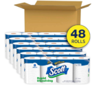 Scott Rapid-Dissolving Toilet Paper: 48 Double Rolls, Sustainable & Septic-Safe
