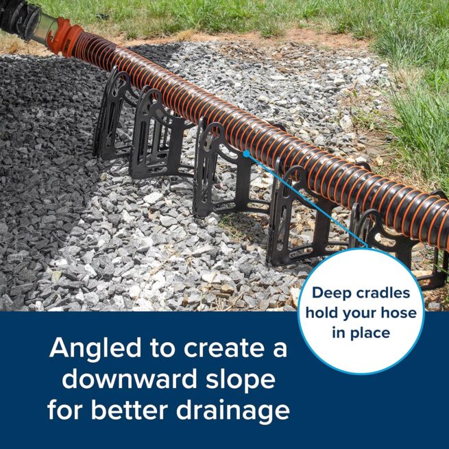 Camco Sidewinder 20-Ft RV Sewer Hose Support | Telescoping Design