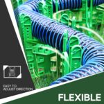 RVGUARD 15-Ft Sewer Hose Support: Green, Adjustable, Fast Dump