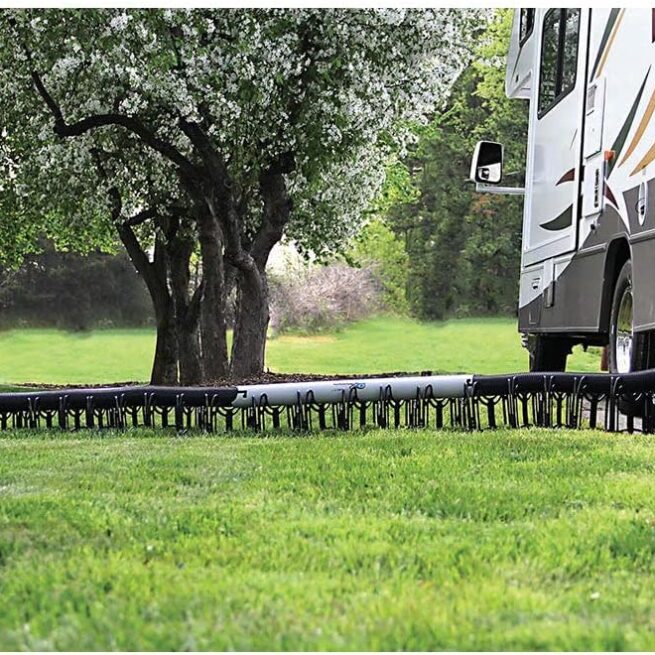 Camco Sidewinder 10-Ft RV Sewer Hose Support | Telescoping Design