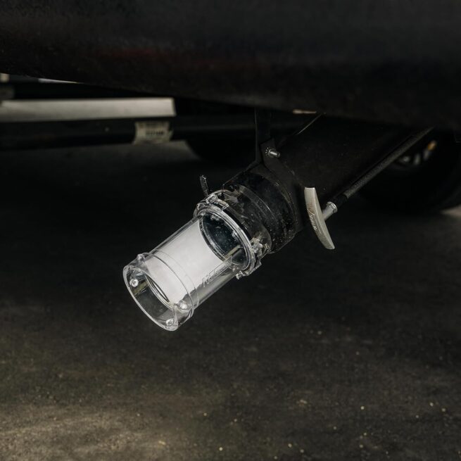 Camco RV Sewer Hose Extender | 5-Inch Transparent Design, Polycarbonate (39572)