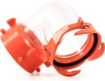 Camco 39857 RhinoFLEX Clear 90° Sewer Hose Swivel Fitting