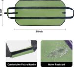 Canvas Firewood Carrier Bag | Log Tote for Fireplace & Camping (Army Green)