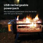 BioLite FirePit: Smokeless Outdoor Wood & Charcoal Fire Pit with Bluetooth & USB-A Out