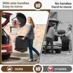 Portable 20'' Smokeless Fire Pit with Cooking Grill for Outdoor Use