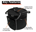 Firepit Carry Bag & All-Weather Cover for Solo Stove Bonfire & Outland Living Fire Pit