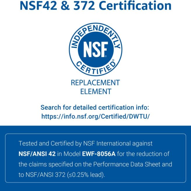 AQUA CREST RV Inline Water Filter | NSF Certified, 2 Pack