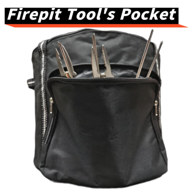 Firepit Carry Bag & All-Weather Cover for Solo Stove Bonfire & Outland Living Fire Pit