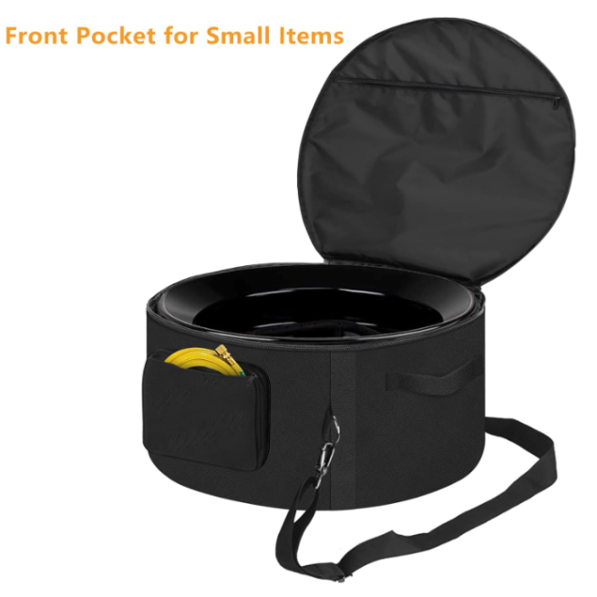 SIRUITON 24 Outdoor Fire Pit Bag  Outland 883885 Compatible Travel Case, Black