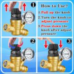 Adjustable RV Water Pressure Regulator - Camper Upgrade