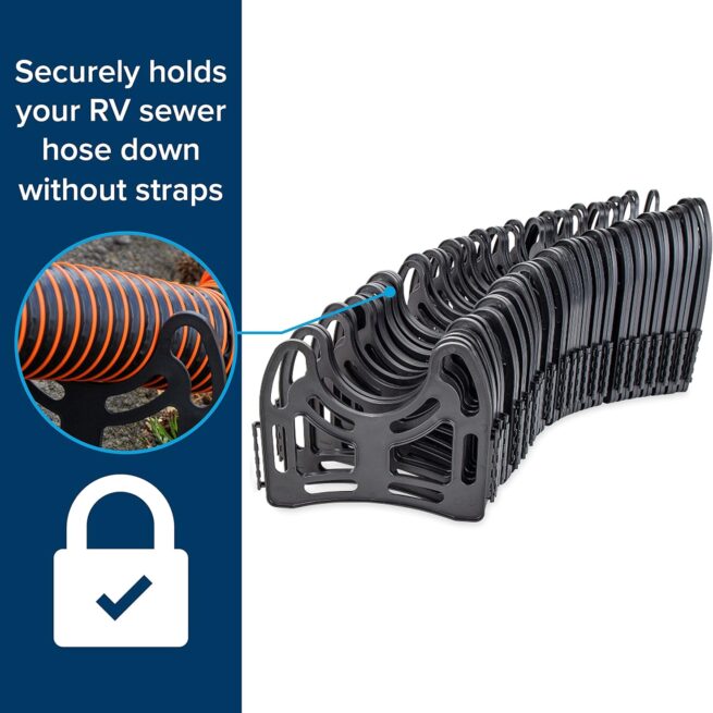 Camco Sidewinder 20-Ft RV Sewer Hose Support | Telescoping Design