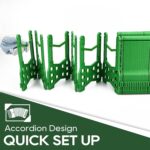 RVGUARD 15-Ft Sewer Hose Support: Green, Adjustable, Fast Dump