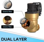 RVGUARD RV Water Pressure Regulator Valve - Brass Lead-Free