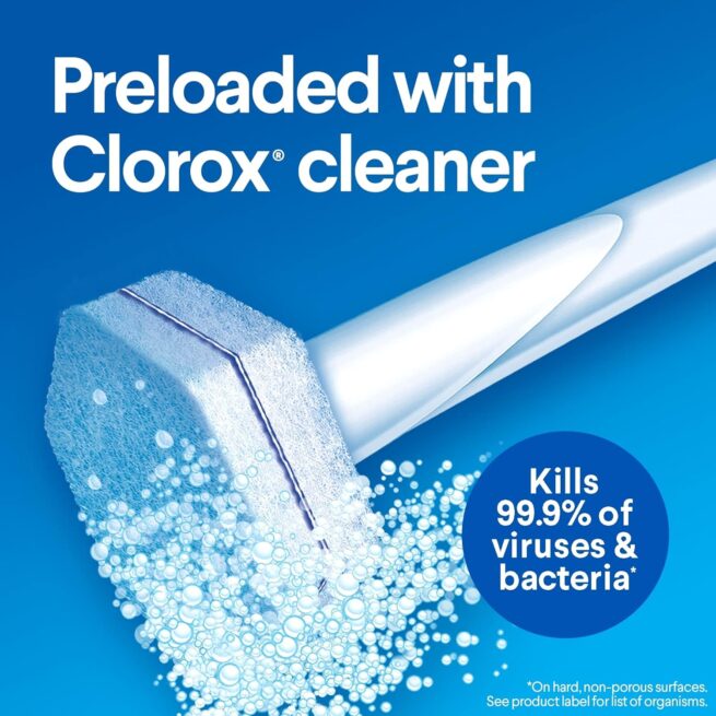 Clorox ToiletWand: Disposable Cleaning Kit with 6 Refills