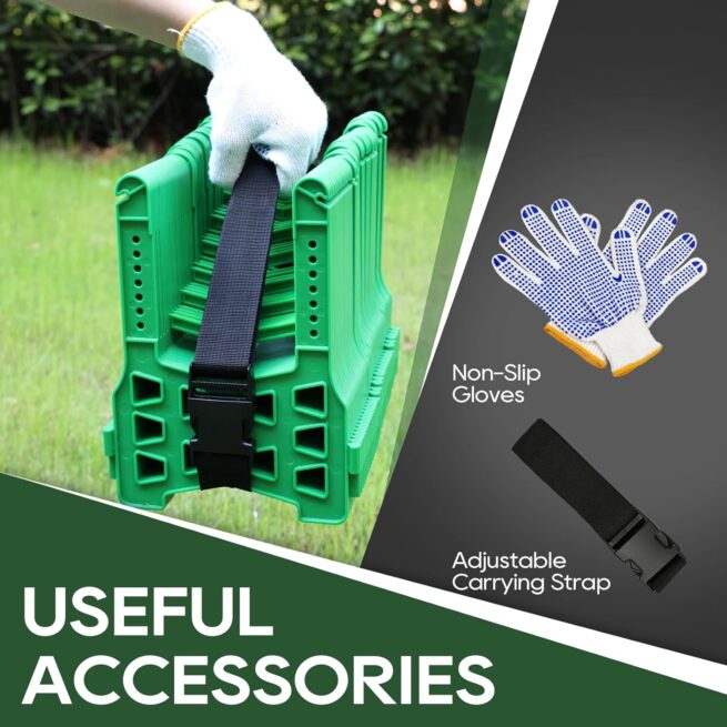 RVGUARD 15-Ft Sewer Hose Support: Green, Adjustable, Fast Dump