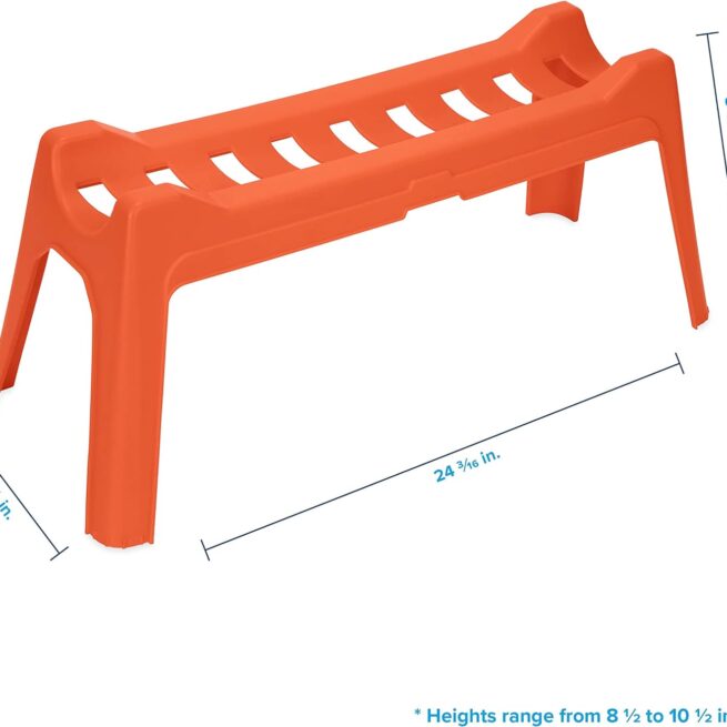 Camco Rhino RV Sewer Hose Support | Stable Setup | Extends Over Uneven Terrain | (43072)