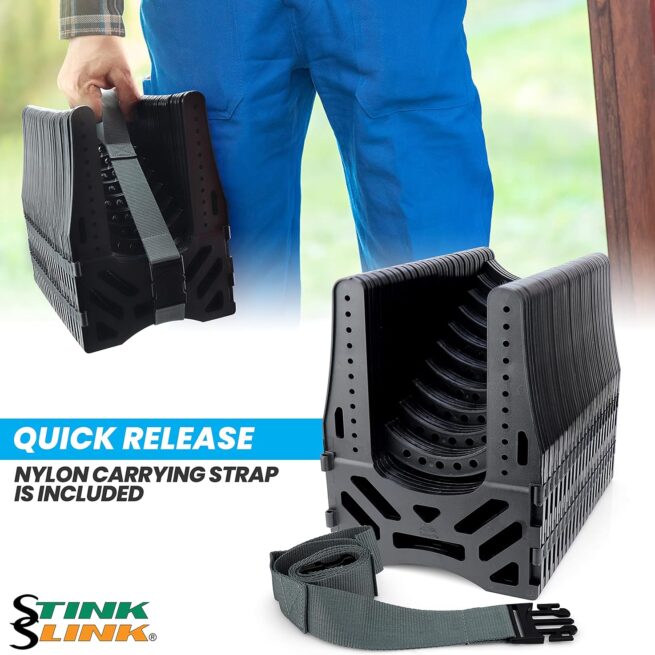 RV Sewer Hose Support: 20-Foot Holder for Trailers, Campers & Motorhomes