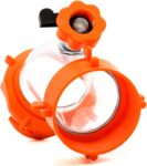 Camco Rhino Blaster RV Tank Rinser | Vacuum Breaker, Clear 45° Elbow, 360° Swivel Fittings