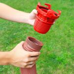 Valterra F02-3101 RV Drain Hose Connection EZ Coupler Adapter - Red