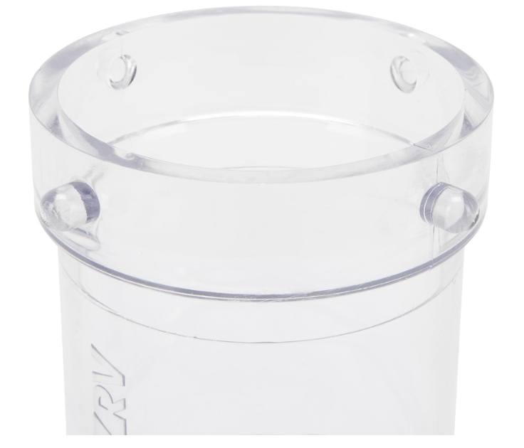 Camco RV Sewer Hose Extender | 5-Inch Transparent Design, Polycarbonate (39572)