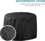 TITIMO 21.5 Inch Smokeless Fire Pit Metal Steel with Accessories