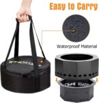 INNO STAGE 13" Smokeless Fire Pit: Low Smoke, Portable Design