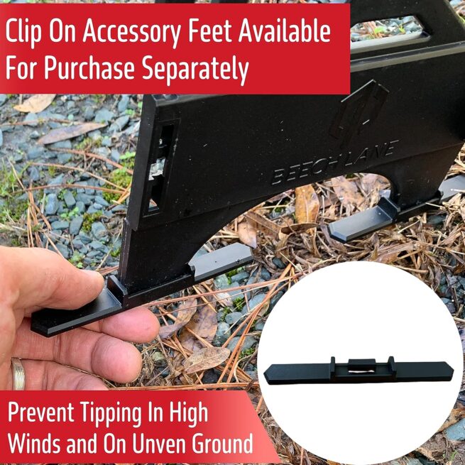 20ft RV Sewer Hose Support: Patented Nesting Design, Quick Setup, Proper Drainage