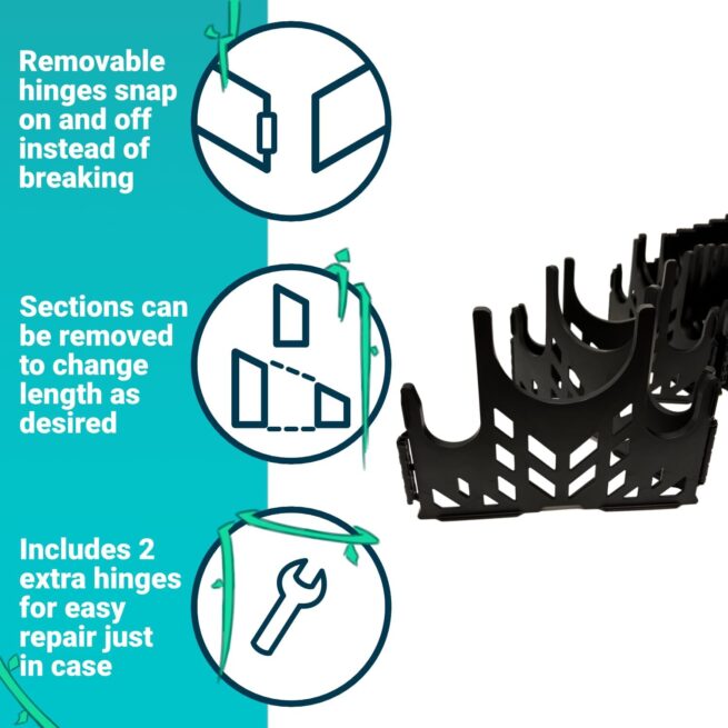 RV Full Hookups Tamer  3-in-1 Sewer Hose Support, Water Hose, Power Cord Cradles