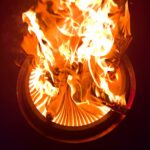 19" Stainless Steel Fire Pit with Stand - Portable, Smokeless Bonfire for Patio and Camping