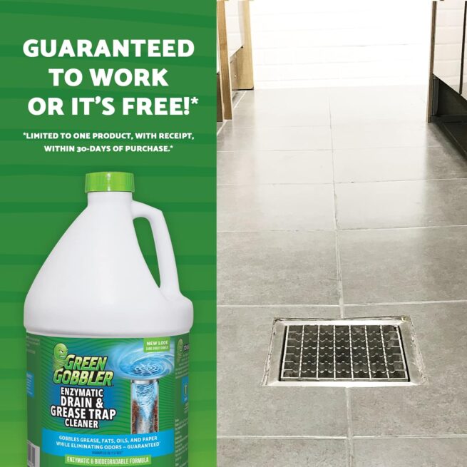 Green Gobbler Enzyme Drain Cleaner | Fights Odors & Grease | 1 Gal