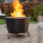 TIKI Brand Smokeless 24.75 Patio Fire Pit - Modern Design, Weather Resistant