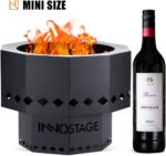 INNO STAGE 13" Smokeless Fire Pit: Low Smoke, Portable Design