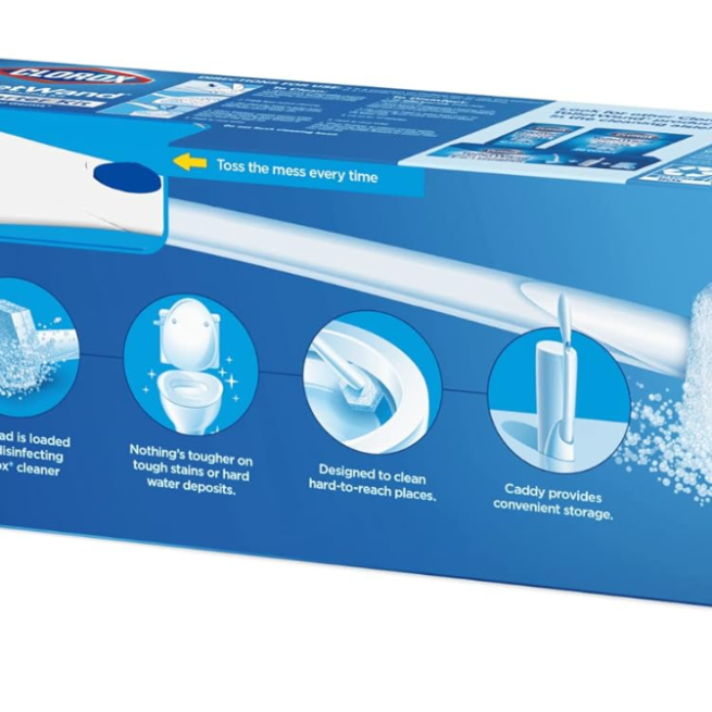 Clorox ToiletWand: Disposable Cleaning Kit with 6 Refills