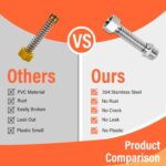 WELLUCK RV Camper Inline Water Filter: Chlorine & Odor Reduction - 4 Pack