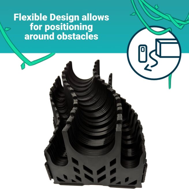 RV Full Hookups Tamer  3-in-1 Sewer Hose Support, Water Hose, Power Cord Cradles