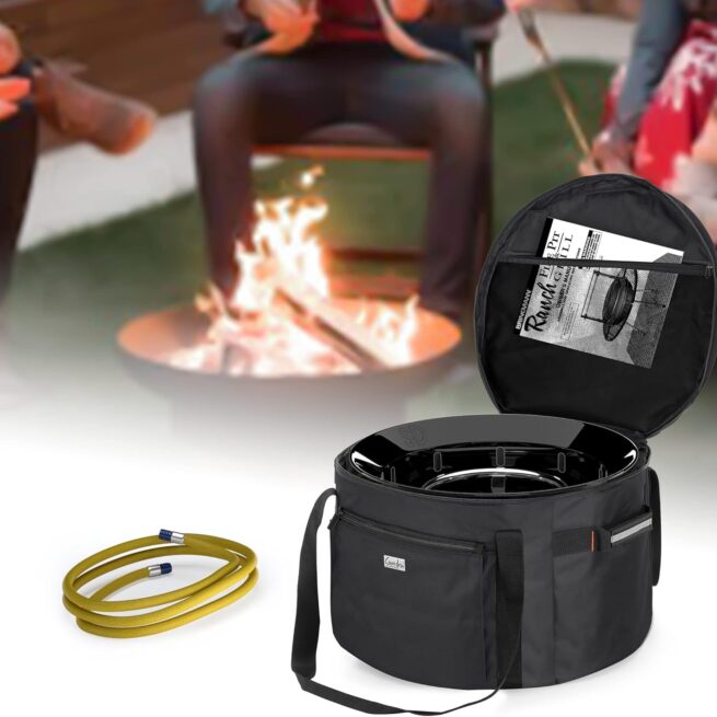 Portable SAMDEW 19-in Fire Pit Bag for Outland Firebowl 893, 870, 823