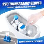 Vacplus Toilet Bowl Cleaner Tablets 20 Pack: Bleach Automatic Cleaners