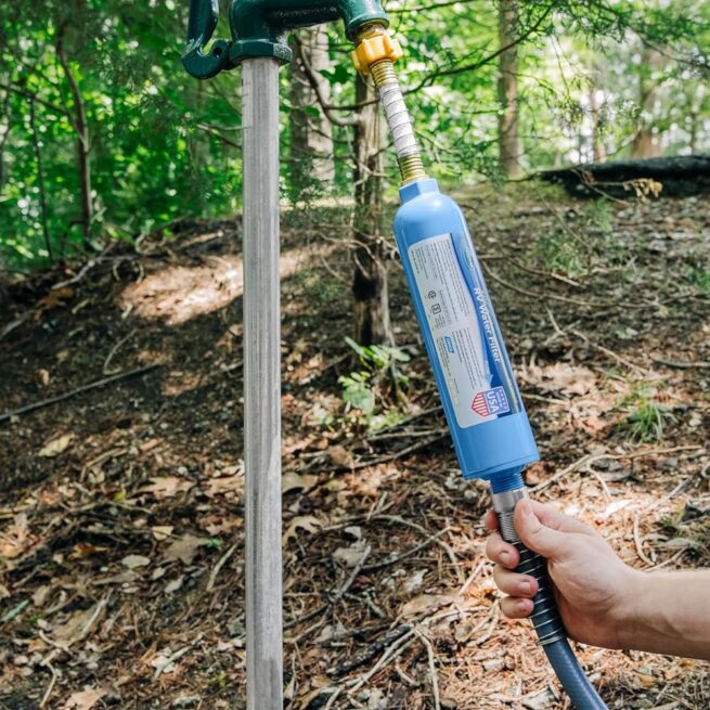 Camco TastePURE Camper/RV Water Filter - GAC & KDF - Made in USA