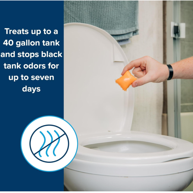 Camco RV Toilet Drop-Ins: Odor Control & Waste Breakdown (Septic Safe, 30)