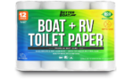 Boat & RV Toilet Paper: Quick Dissolving, Biodegradable 12 Rolls